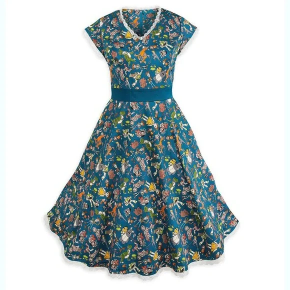 Disney Parks The Dress Shop Vintage Pixar Toy Story 4 Womens Dress (L) - Picture 1 of 5